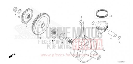 VILEBREQUIN/PISTON GB350SS de 2025